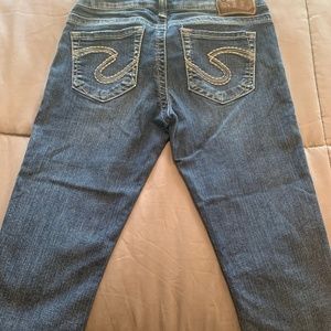 Silver Tuesday Crop jeans, size 28